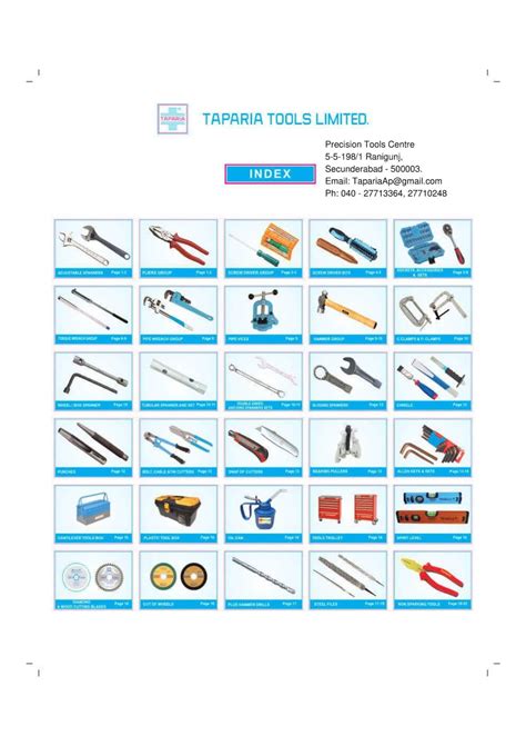 taparia tools catalogue pdf